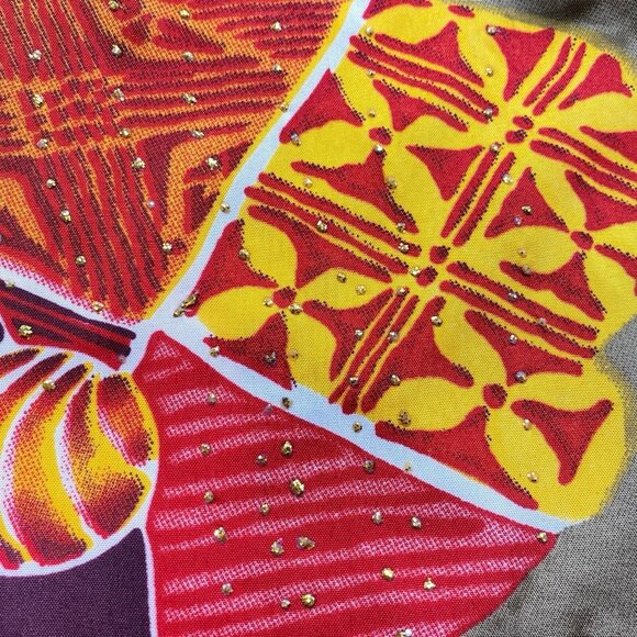 SANTE CLASSICS Women MuuMuu Ethnic Print Kaftan One Size Multicolor Lounge 49-7 - Picture 13 of 15